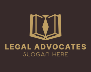 Gold Law School Book  logo design