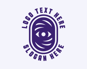 Optometrist - Spiral Eye Oracle logo design