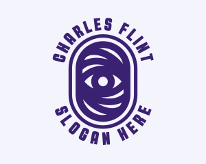 Violet - Spiral Eye Oracle logo design