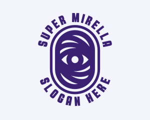 Mystical - Spiral Eye Oracle logo design