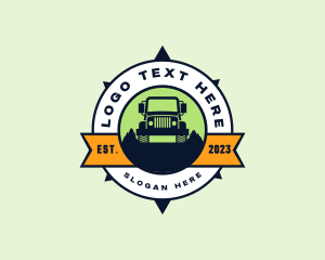 Transport - Adventure Jeep Car logo design