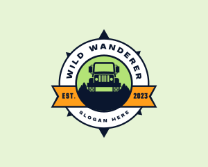 Adventure Jeep Car logo design