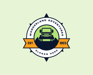 Adventure Jeep Car logo design