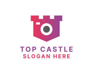 Castle Shield Camera logo design