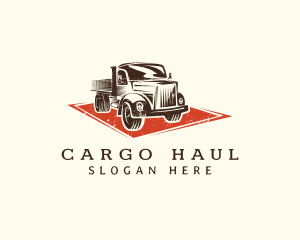 Cargo Logistics Truck logo design