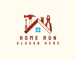 Home Construction Tools logo design