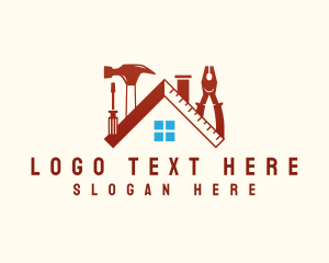 Land Developer - Home Construction Tools logo design