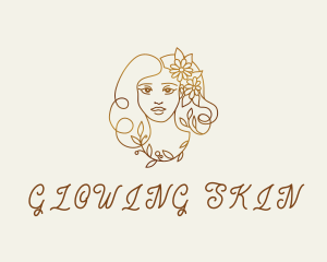 Floral Beauty Skincare logo design