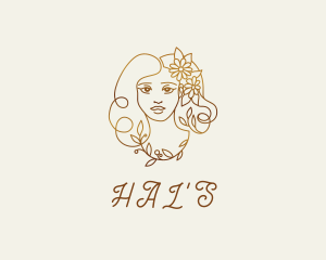 Facial - Floral Beauty Skincare logo design