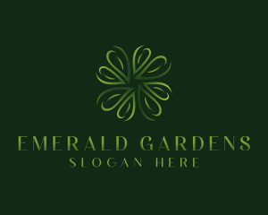 Organic Vegan Garden logo design