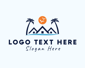 Tourism - Resort Beach House logo design