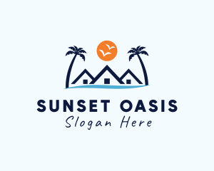 Resort Beach House  logo design