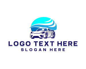 Sedan - Car Wash Vehicle Cleaning logo design