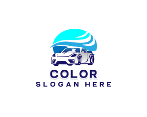 Car Wash Vehicle Cleaning Logo