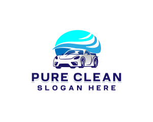 Car Wash Vehicle Cleaning logo design