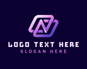 Cyber - Generic Purple Letter N logo design