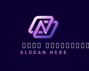 Modern - Generic Purple Letter N logo design