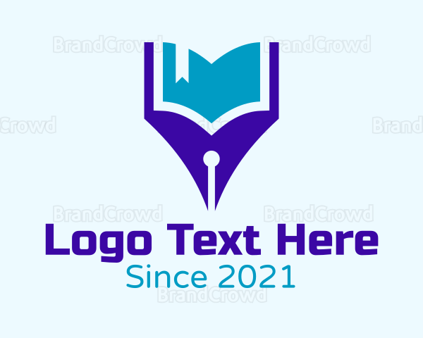 Pen Learning Book Logo