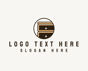 Drawer - Cabinet Furniture Drawer logo design