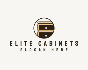 Cabinet - Cabinet Furniture Drawer logo design