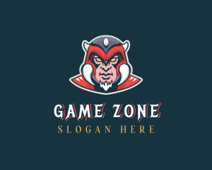 Super Hero Game Warrior logo design