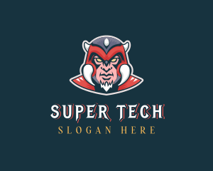 Super Hero Game Warrior logo design