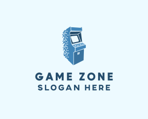 Pixel Arcade Game logo design