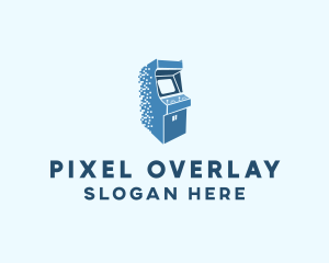 Pixel Arcade Game logo design