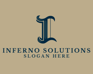 Professional Firm Letter I logo design