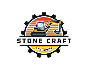 Quarry - Construction Quarry Digger logo design