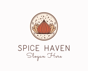 Spice - Onion Spice Cooking logo design