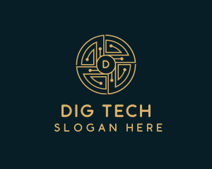 Bitcoin Digital Tech  logo design