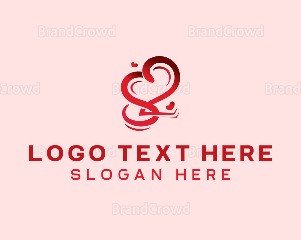 Valentine Creative Heart Logo