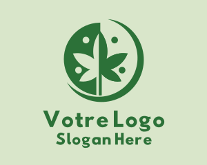 Cbd - Green Cannabis Weed logo design