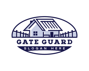 Gate - House Realtor Property logo design