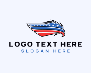 Campaign - Patriotic American Eagle logo design