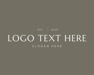 Wordmark - Professional Classy Business logo design