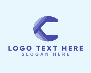 Stock Broker - Generic Monochrome Letter C logo design