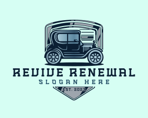 Restoration - Car Restoration Garage logo design