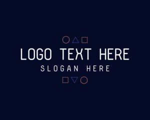 Clean - Modern Digital Shapes logo design