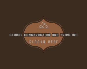 Highland - Modern Brown Mountain logo design