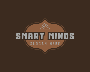 Campgrounds - Modern Brown Mountain logo design