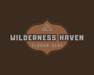 Survivalist - Modern Brown Mountain logo design