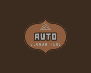 Hunting - Modern Brown Mountain logo design