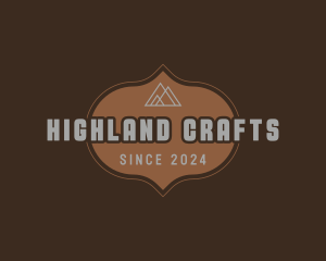 Highland Mountain Camping logo design