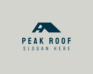 Roof - Roofing Roof Letter A logo design