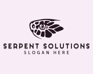 Snake Reptile Serpent logo design