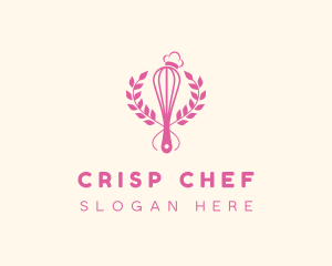 Bakery Whisk Pastry  logo design