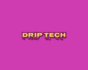 Dripping - Creative Graffiti Art Drip logo design