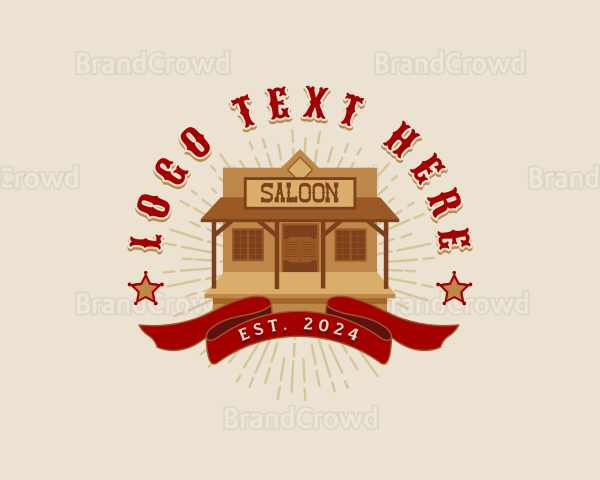 Western Saloon Bar Logo